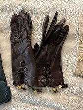 ladies xs gloves leather vintage