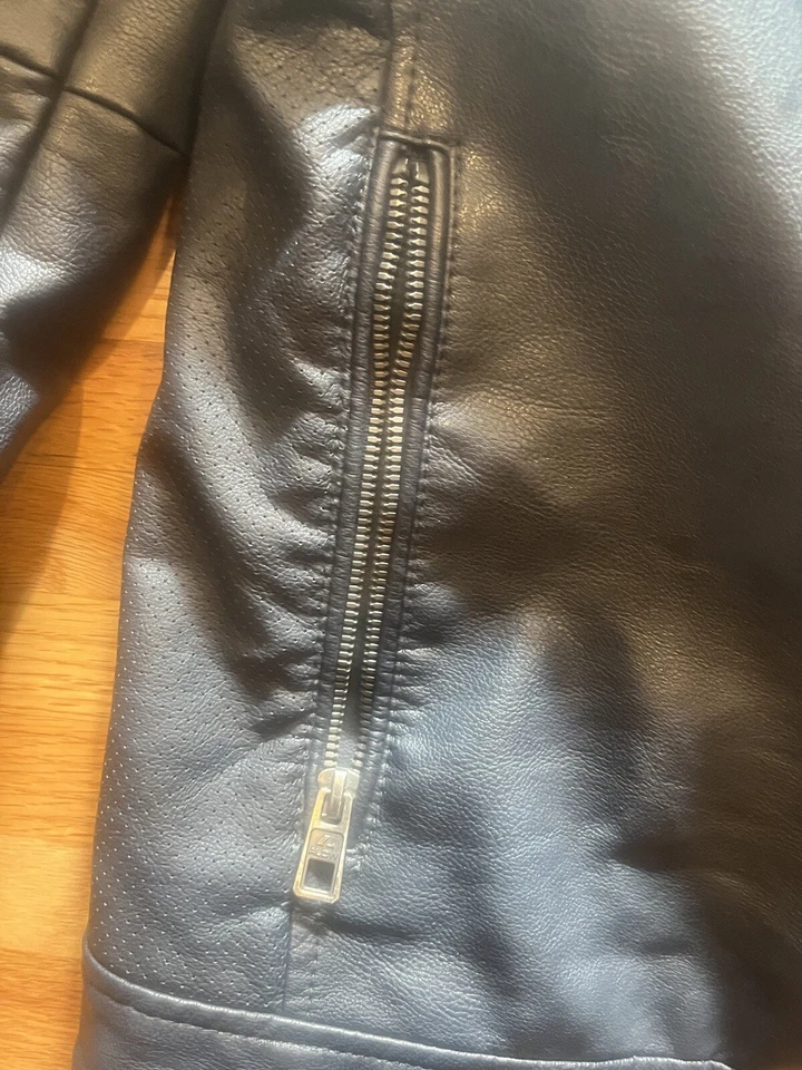 Chaqueta de cuero Angelo Litrico Foto 3 de 4