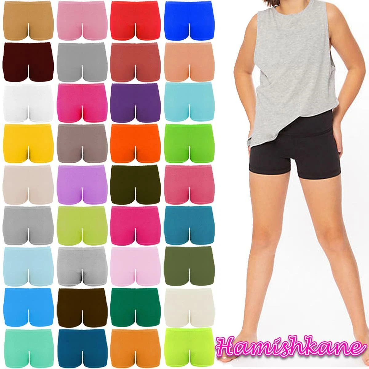  Girls Yoga Shorts Kid Yoga Dance Shorts Youth Athletic  Gymnastics Bike Cheer Shorts Children Hot Pants Yoga Gym Shorts Pink:  Clothing, Shoes & Jewelry