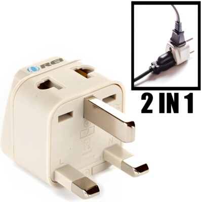 Lot De 10 Adaptateurs De Voyage Pour Prise Anglaise Vers Prise