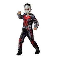Antman Avengers Deluxe Child Costume Cosplay Jumpsuit and Mask - Rubie's 640487