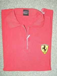 ferrari collar t shirt