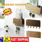 5 Hooks Wooden Wall Mounted Hanging Hanger Key Holder Storage Rack Organizer