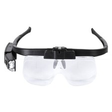 Rechargeable Eye Glasses Magnifying Glass with LED Light Reading Loupe
