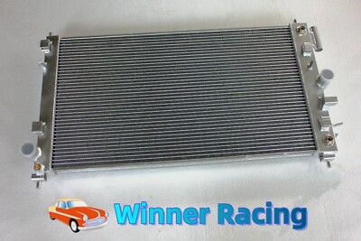 Fit Saab 9-5 YS3G 2.8T V6 AT A28NER 2010-2012 aluminum radiator