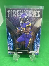 2021 Prizm Football Dalvin Cook FIREWORKS #F-2 Panini Minnesota Vikings Insert
