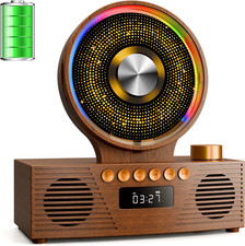 Portable CD Player with Bluetooth, Rechargeable Hi-Fi Speakers