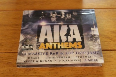 Various Artists CD AKA Anthems 44 RnB Hip Hop Jamz Drake Nicki Minaj Stormzy