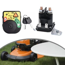 Lawn Mower Maintenance Ignition Switch Engine Start Relay Metal Construction
