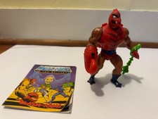 1984 Clawful w/ Comic Complete Vintage MOTU Masters Universe Figure - He-Man