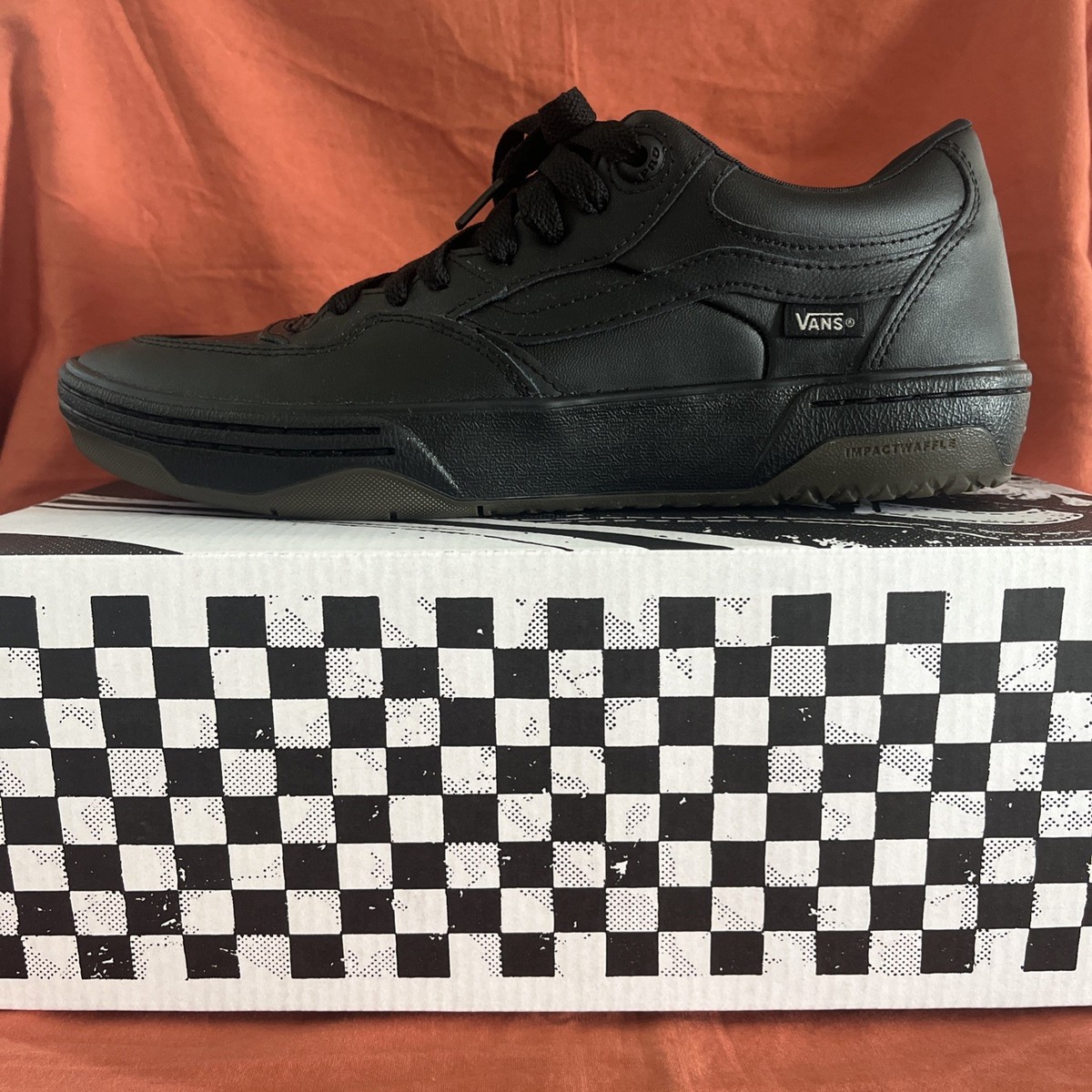 Vans Skate Rowan 2 Black Leather Sz 10 New w/ Box | eBay