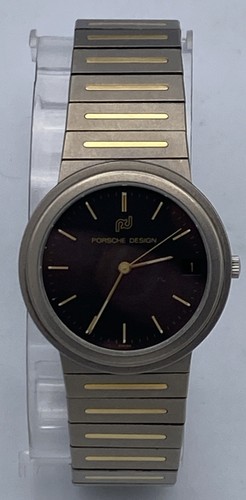 IWC Porsche Design Titanium & Gold Wrist Watch