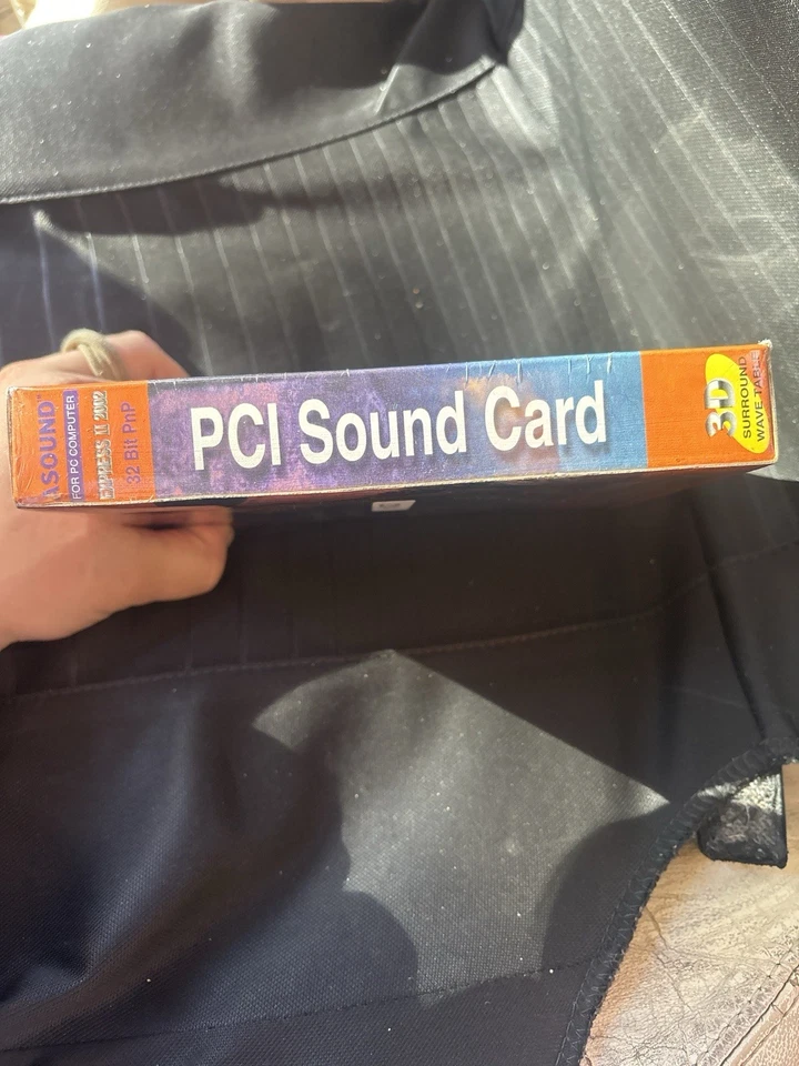 Tarjeta de sonido PCI sellada ASOUND Express II 2002 | Audio PC retro vintage nuevo en stock Foto 3 de 4