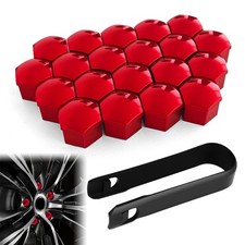 Yupikji 20pcs Lug Nut Covers Bolt Covers Caps 19mm Anti-rust 19mm Red Yupikji 20pcs Lug Nut Covers Bolt Covers Caps 19mm Anti-rust 19mm Red