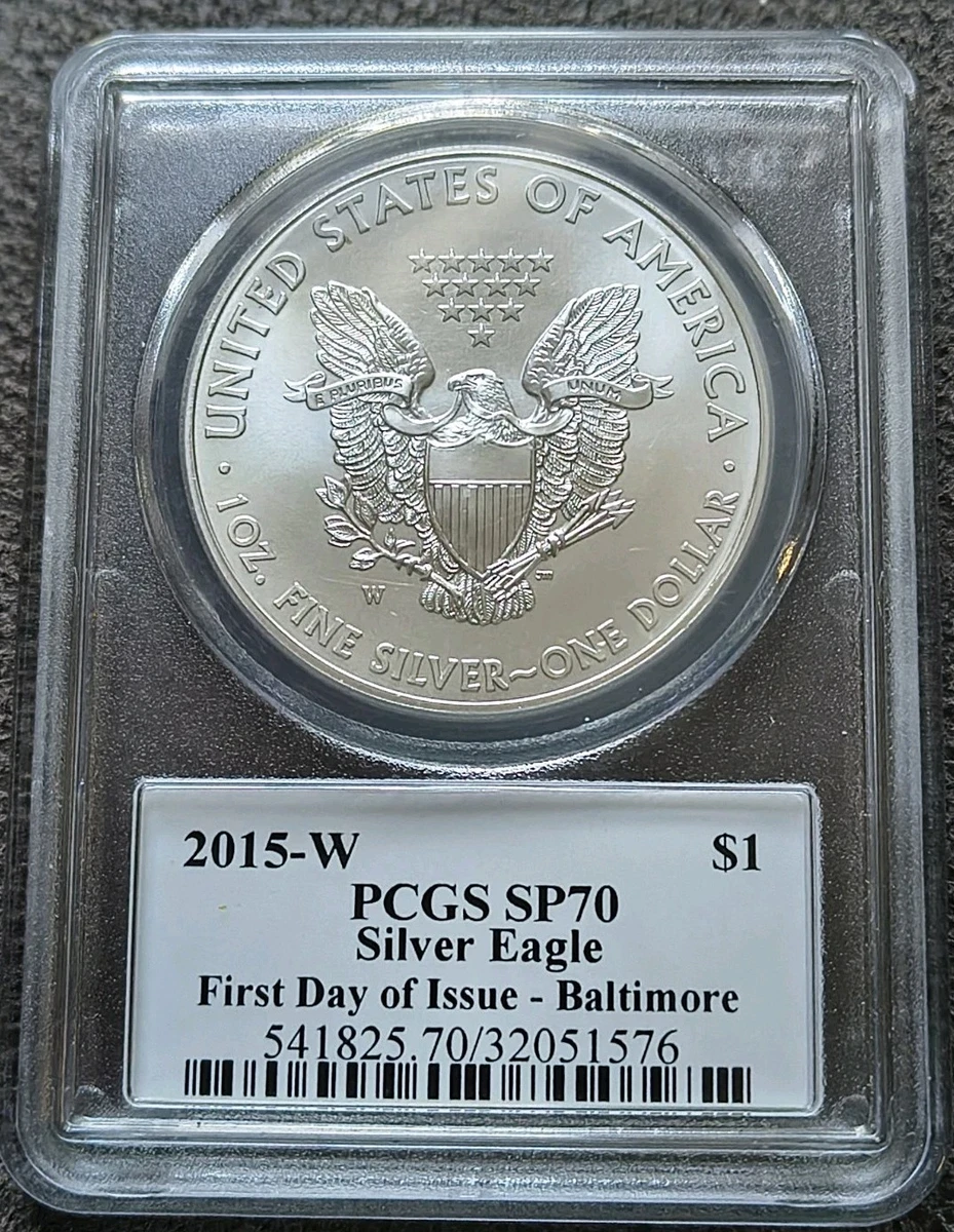 American Eagle MS 70 Graded 2015 Silver Bullion Coins for sale | eBay