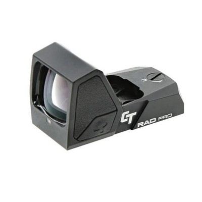 Crimson Trace RAD Pro, Green Dot, Open Reflex Sight, Black, 5 MOA 0(CRI013000037