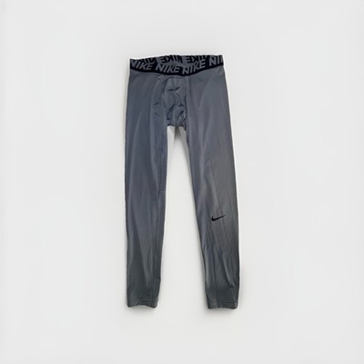Nike Pro Compression Men's Base Layer Tights Gray, Dri-Fit, Size M