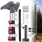 Yescom Starlink G3 Ground Pole Mount Kit w/ Deck Mount 25ft Telescopic Flagpole — photo 1