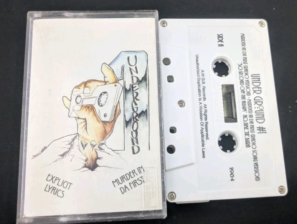Underground 1 -Murder In Da First Cassette Rare L.A. Underground Rap Tape 1996 - Image 2 of 4