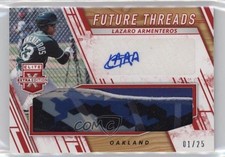 2019 Panini Elite Extra Edition Red 1/25 Lazaro Armenteros #FTS-LA Auto 0s3
