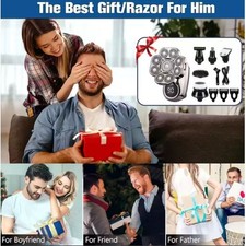 Electric Shaver 5IN1 9D Beard Trimmer Bald Head Razor Wet/Dry Men Grooming Kits 10