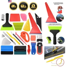 Car Window Tint and Vinyl Wrap Kit Squeegee Cutter Tools Perfect for Auto Wraps