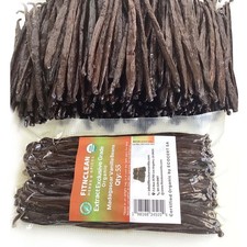 Organic Madagascar Vanilla Extract Grade B Beans - Bulk Bourbon Pods 4"-5"