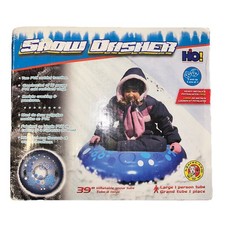 Snow Dasher Inflatable H2O Snow Tube 39"X39  Sled Heavy Duty PVC Cold Resistant