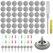 60pcs Car Roof Headliner Repair Button Roof Repair Rivets Auto Roof Snap Rivets