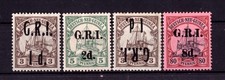 GERMANY COLONIES D.N.G BRITISH OCCUPATION.Mi 1-4 MH SIGNED