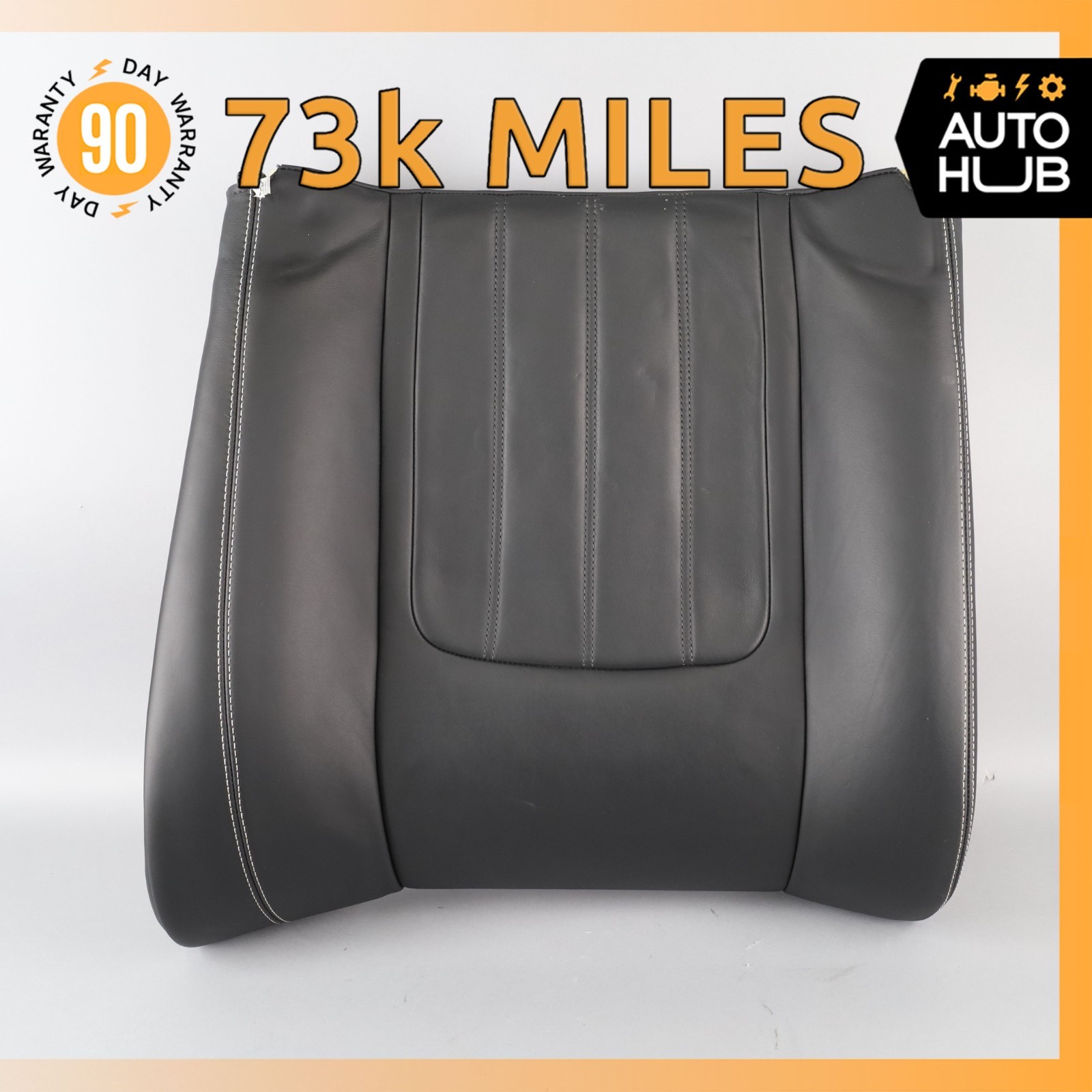 12-15 Bentley Continental GT Rear Right Side Bottom Lower Seat Cushion Black OEM