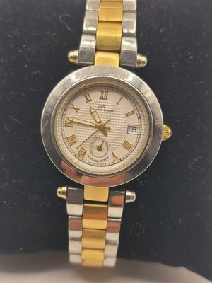 Klaus Kobec Couture Sports Ladies Two-Tone Quartz Watch w/ Date Indicator