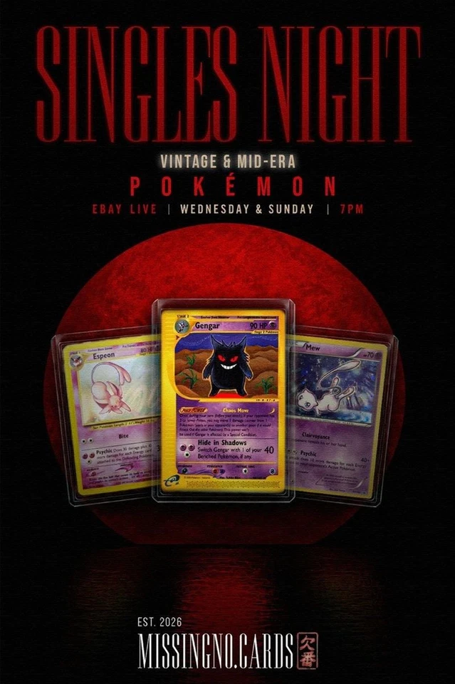Pokémon Singles Night | Vintage & Mid-Era Requests
