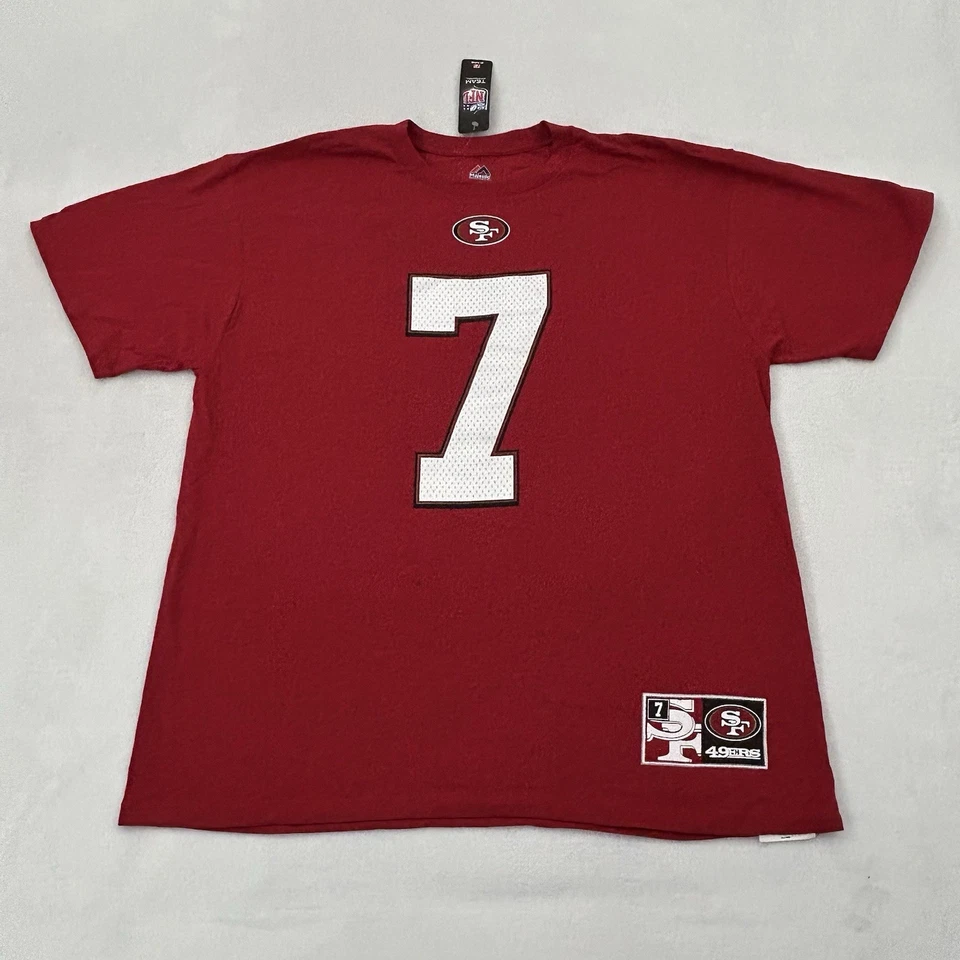 Camiseta vermelha San Francisco SF 49ers Niners Colin Kaepernick #7 NFL TAMANHO M - Imagem 3 de 4