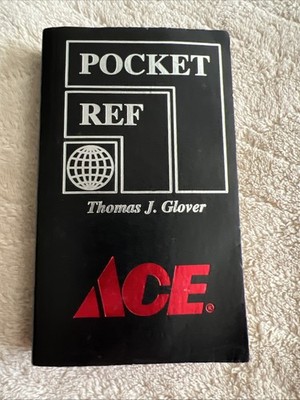 Pocket Ref Thomas J Glover Second Edition Book ACE Hardware Vintage Handbook