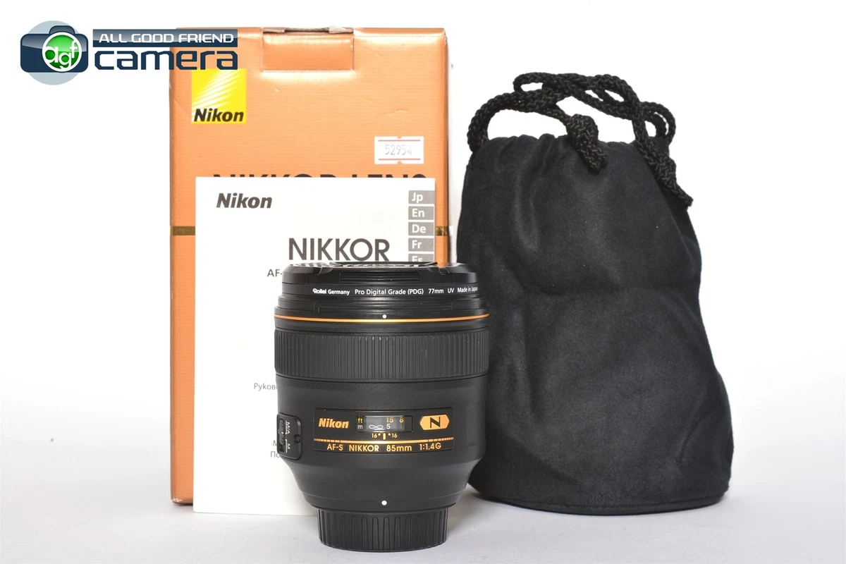 【中古】「非常に良い」Nikon AF-S FX NIKKOR 85mm f/1.4G Lens with Auto Focus for Nikon DSLR Cameras [並行輸入品] Nikon 85mm f/1.4 Camera Lenses for sale - eBay