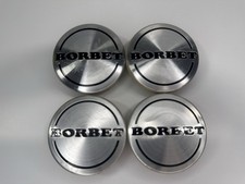 Borbet Wheel Center Caps Machined Finish 3628 Diameter 2 14 Lot Of 4 Used