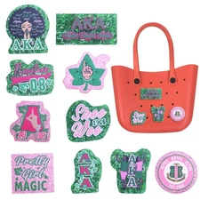 LParkin 10 PCS Bogg Charms for Tote Bags Accessories Bag with