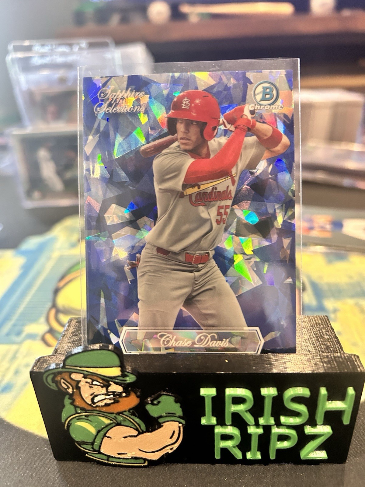 2023 Bowman Chrome Draft Sapphire Edition - Chase Davis #BDC-48 (RC) Cardinals