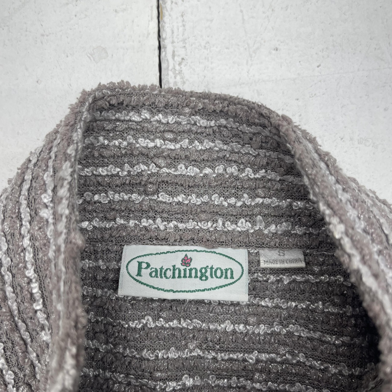 Patchington Jacket Womens Small Gray Metallic Str… - image 3