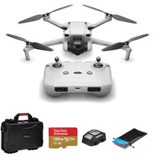 DJI Mini 3 Drone with RC-N1 Remote Controller, Carrying Case, 128GB microSD Card