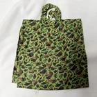 Vintage 1960-1970's 12" GI-Joe poncho action figure accessory Cammo Draw String