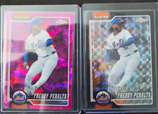 Marketplace image: 2026 Topps Chrome Sapphire Padparadascha Freddy Peralta 2 Card 1/1 and /10