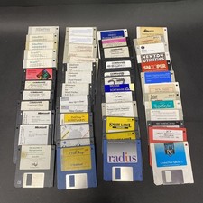 Lot of 50 Used Misc 3.5" Floppy Disks Diskettes Vintage D-E