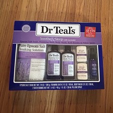 NEW SEALED DR. TEALS SOOTHE AND SLEEP LAVENDER GIFT SET