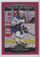 2022 O-Pee-Chee Platinum Marquee Rookies Violet Pixels 242/299 Tyler Tucker 1h0h