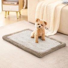 Dog Crate Pad Crate Bed Non-Skid Kennel Pad Rubber Backing Memory Foam Dog Bed