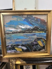 Maine Artist Signed Acrylic On Linen