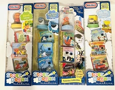 Lot of 4 Little Tikes Story Dream Machine Books Dino/Trucks/Shark/Golden books