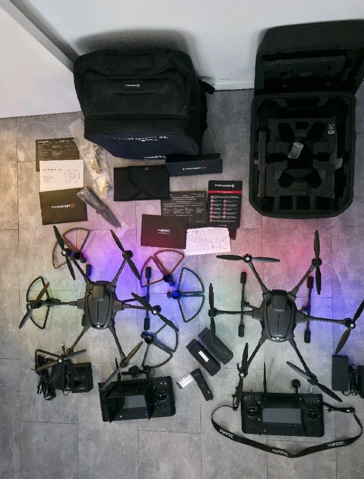 Yuneec Typhoon H XXL Set – 2 Drohnen Intel Inside 2x ST16, 4 Akkus, Tasche, Top! - Bild 4 von 4